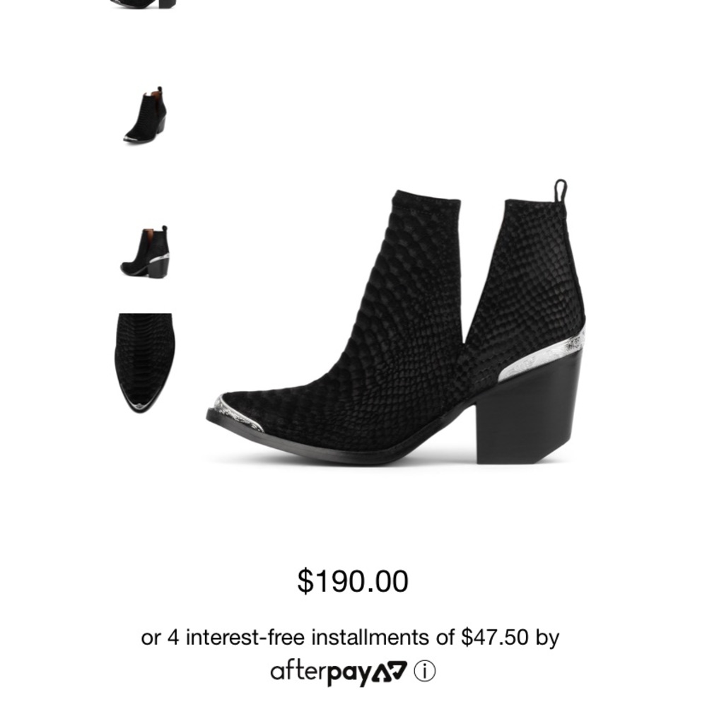 Jeffree Campbell Cromwell Black Snake